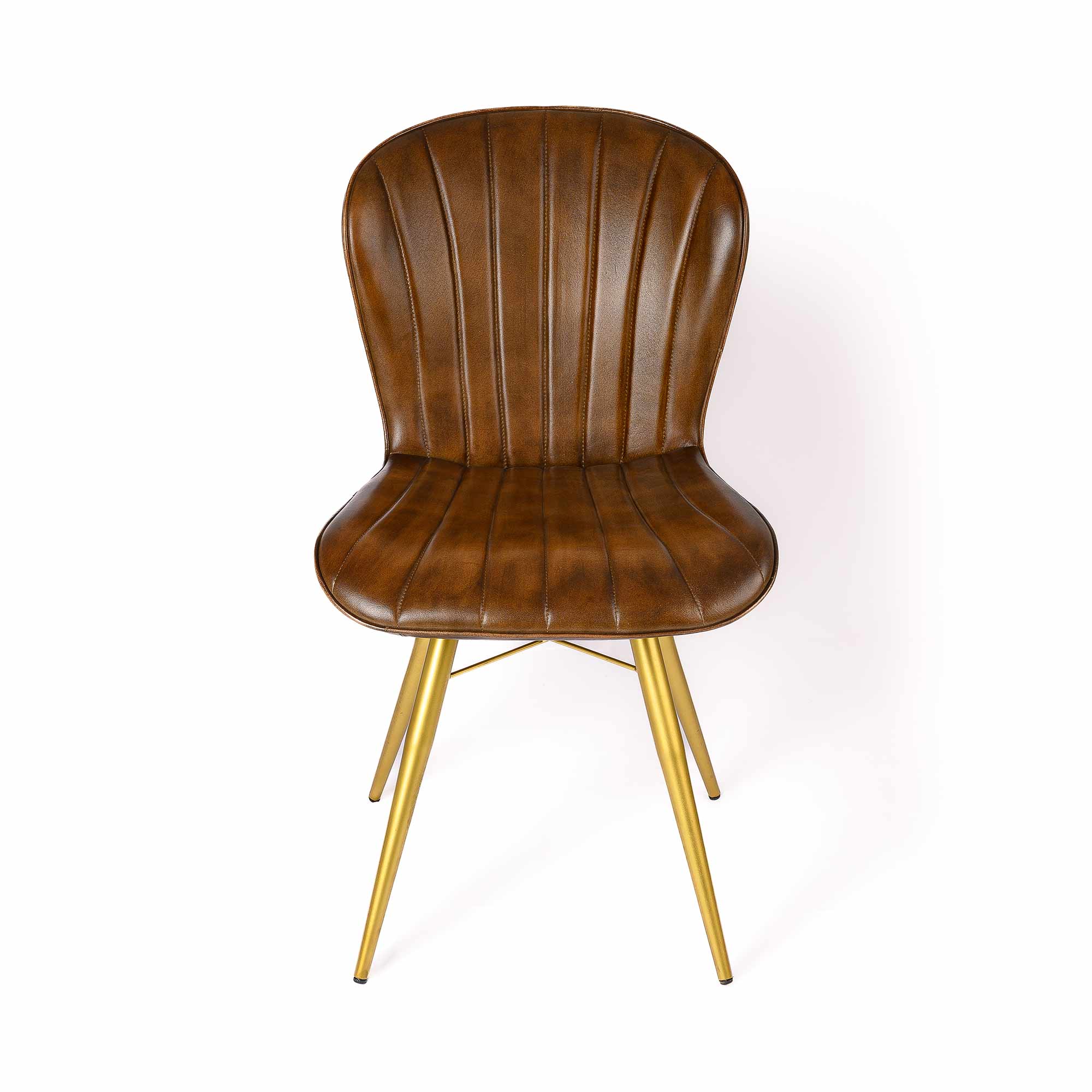 Aurum Curve Chair Brown