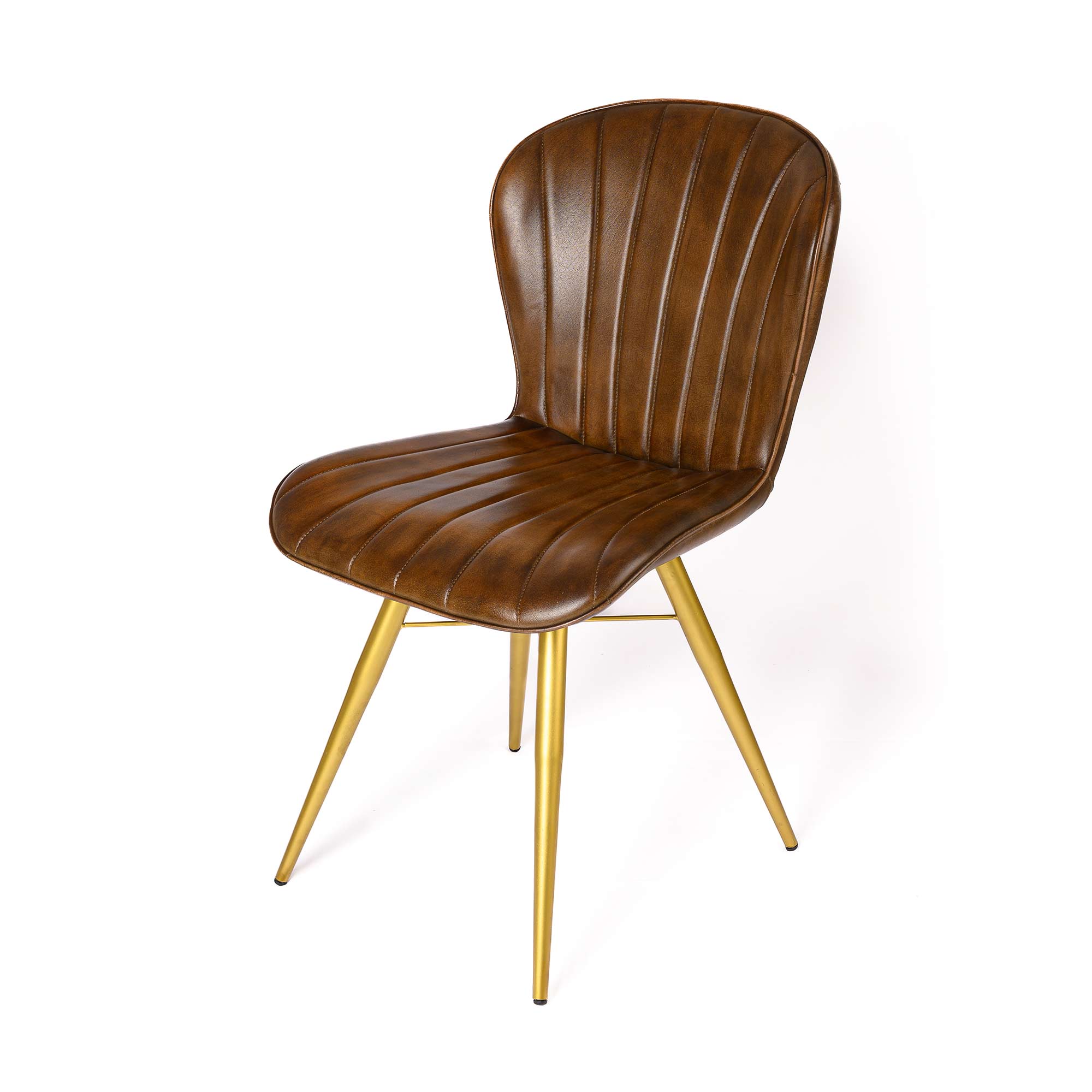 Aurum Curve Chair Brown - Three Sixty Life