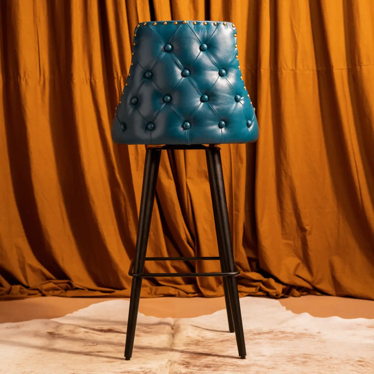 Chester Bar Stool Blue