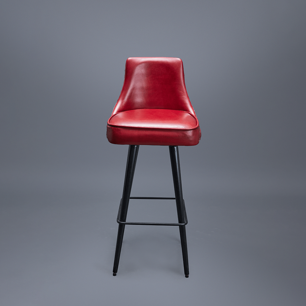 Chester Bar Stool Red - Three Sixty