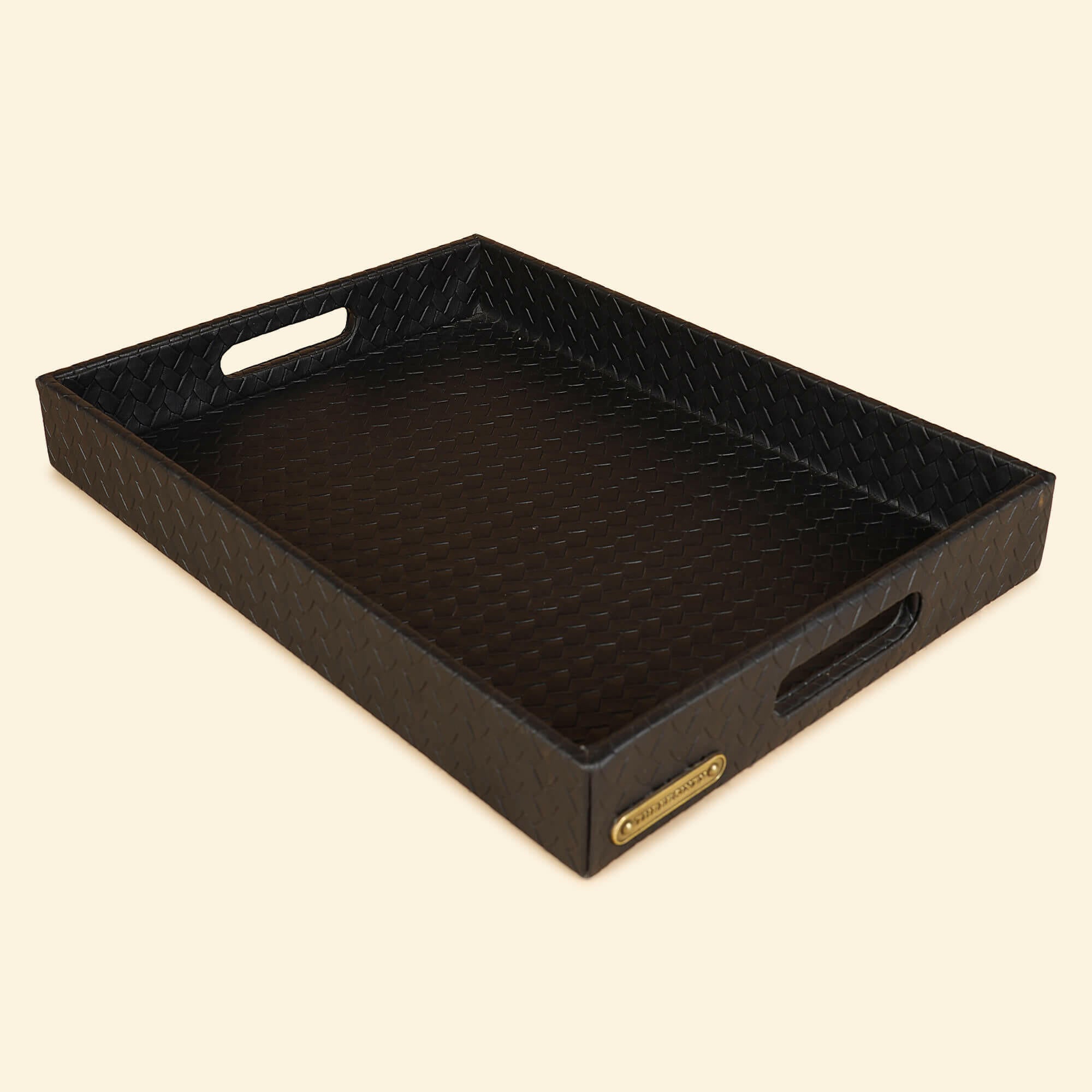 Entwine Large Multipurpose Tray Black