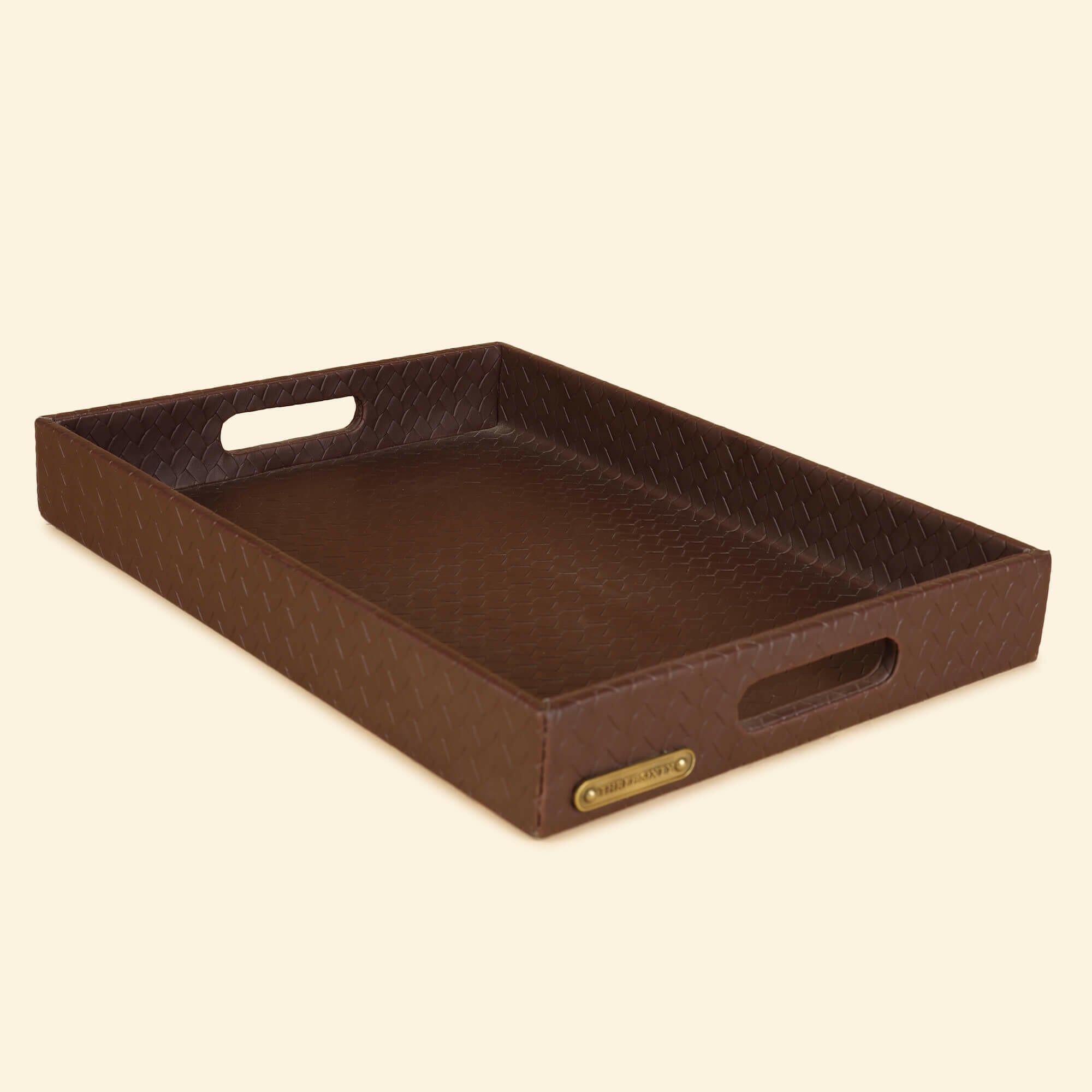 Entwine Large Multipurpose Tray Brown