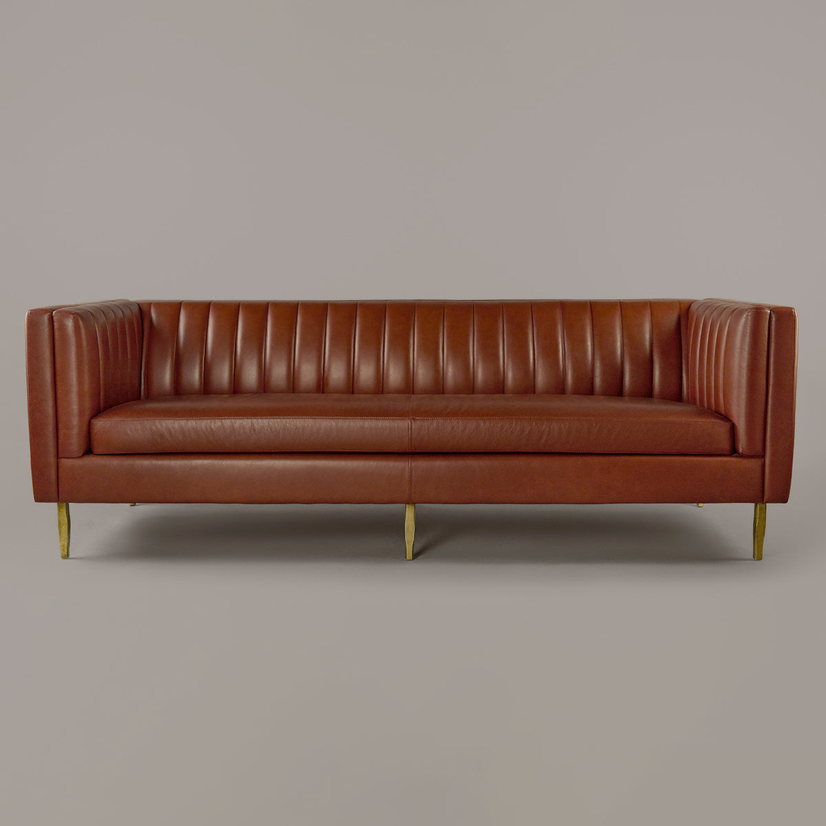 Linea Three Seater Sofa Cognac