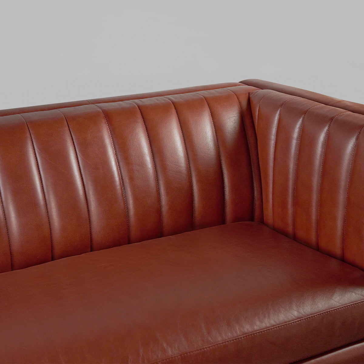 Linea Three Seater Sofa Cognac