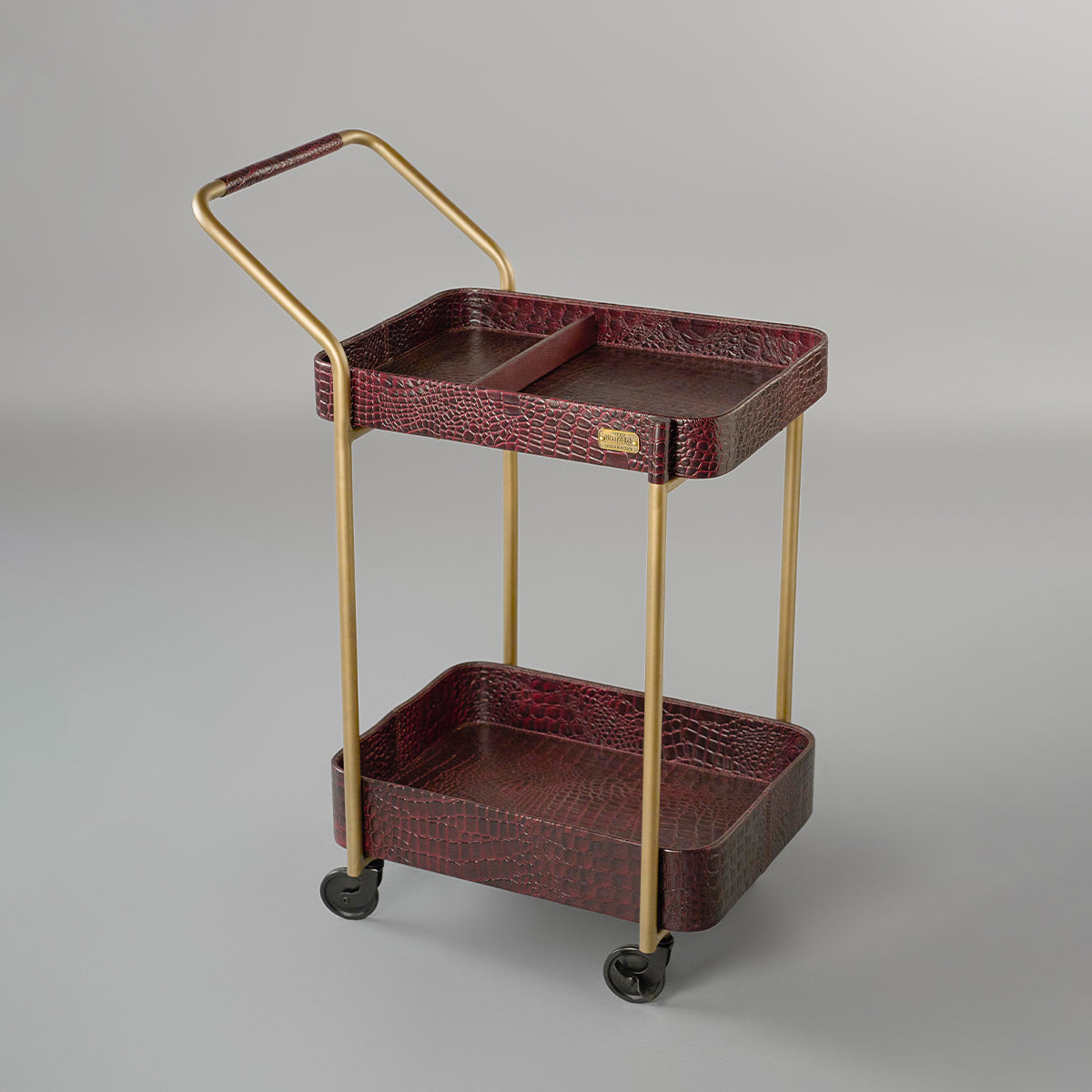 Rover Bar Trolley Burgundy