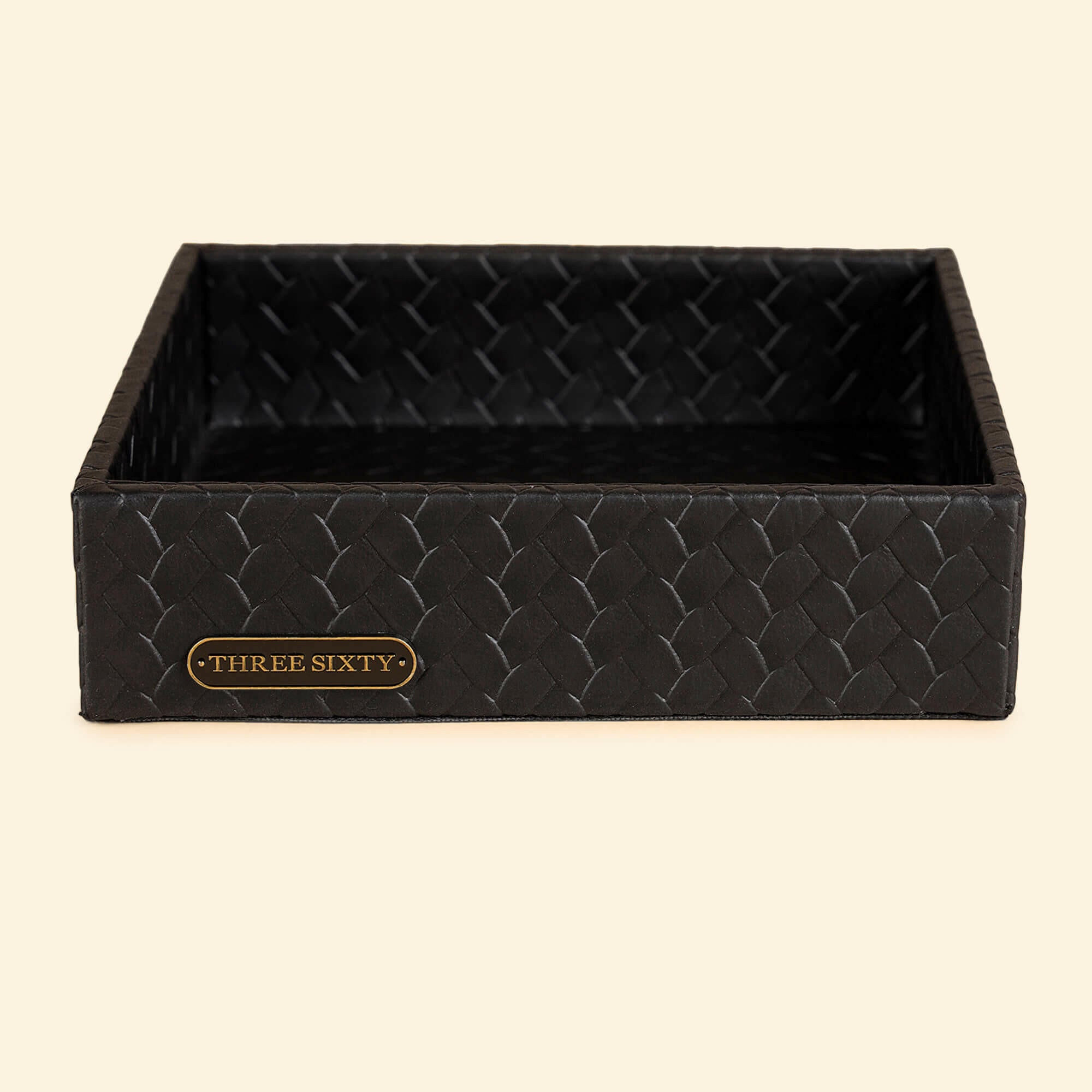 Entwine Small Tray Black