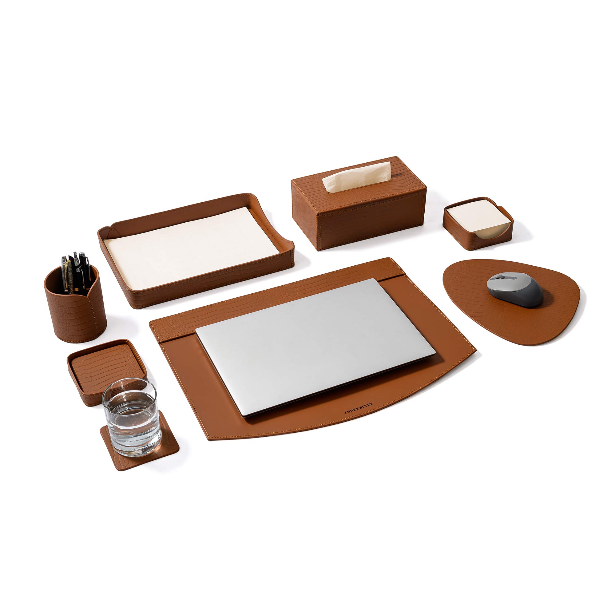 Sterling Desktop Set Tan