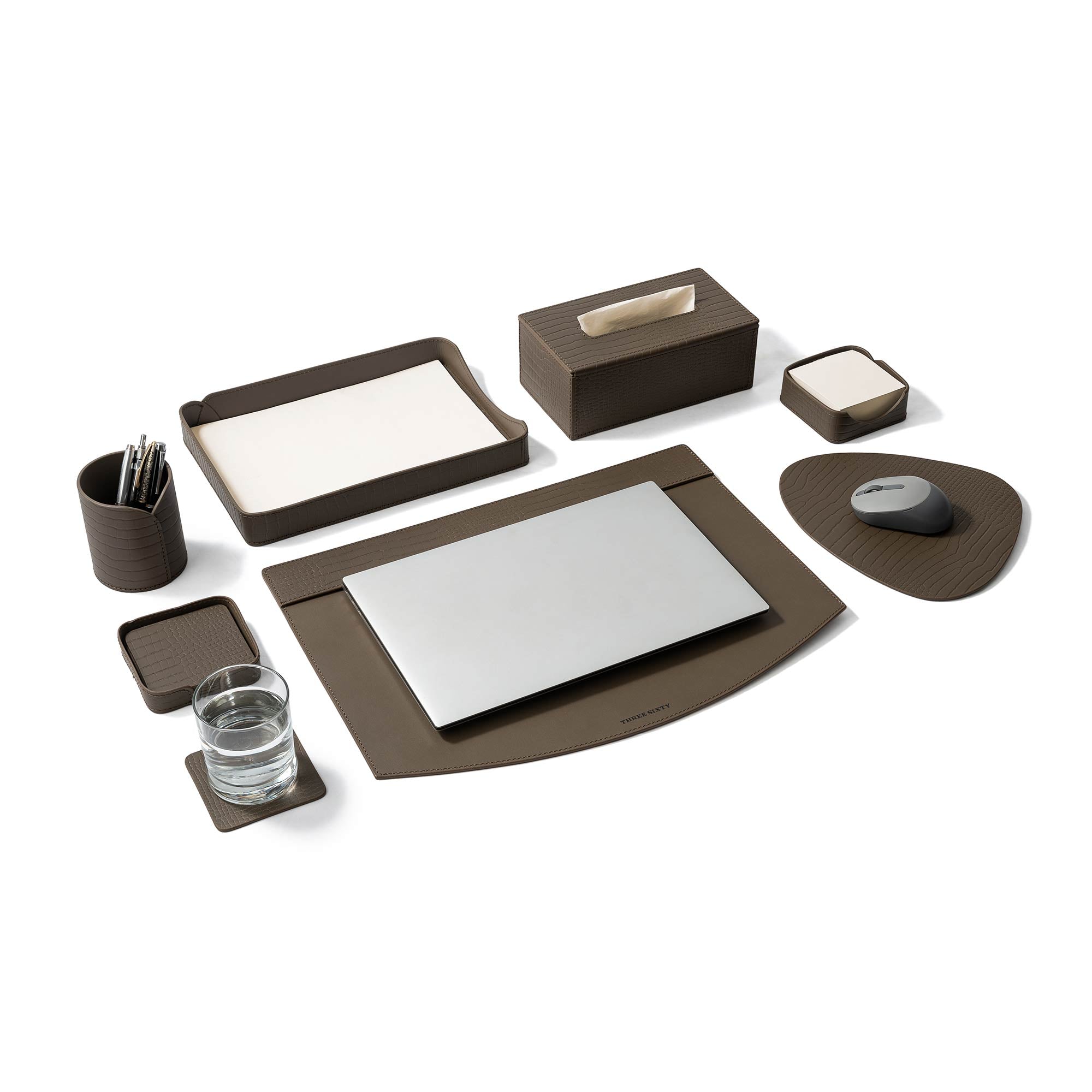 Sterling Desktop Set Taupe - Three Sixty Life