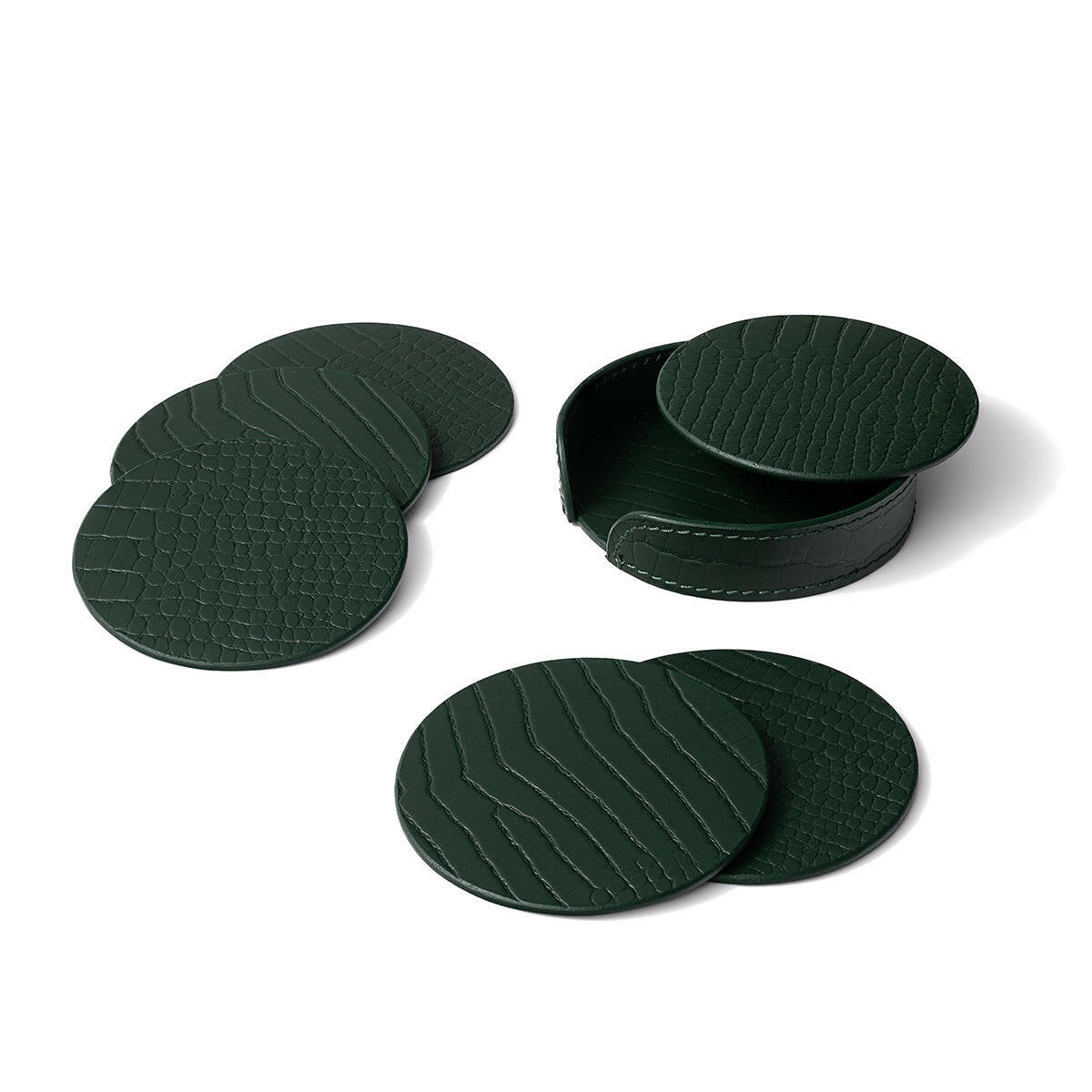 Sterling Coasters Round Green