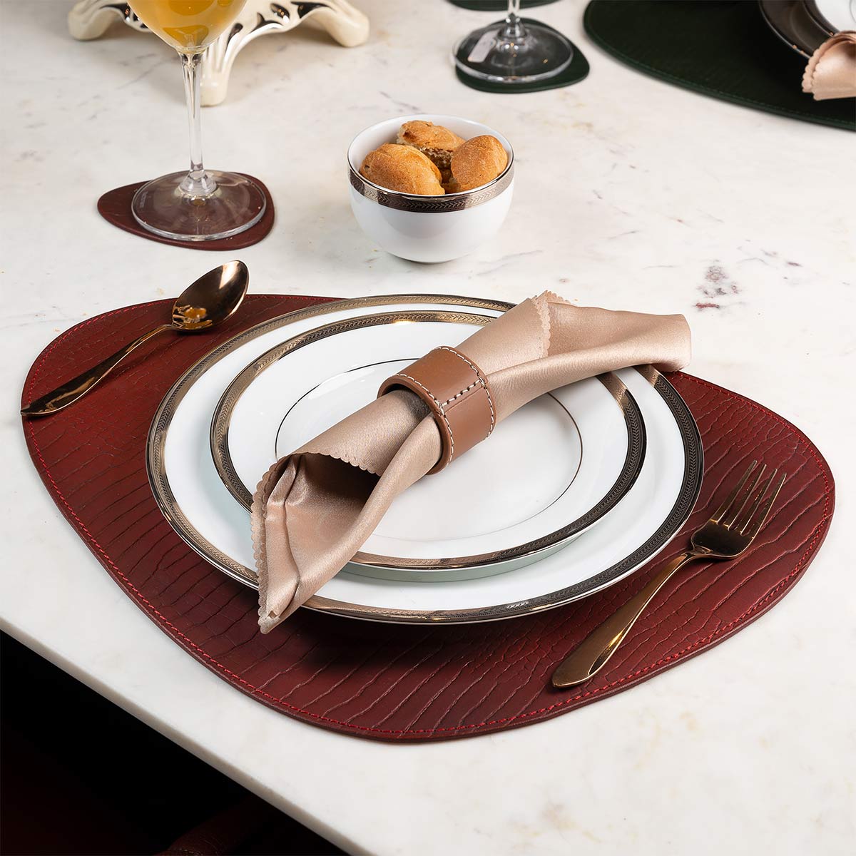 Sterling Placemats Maroon