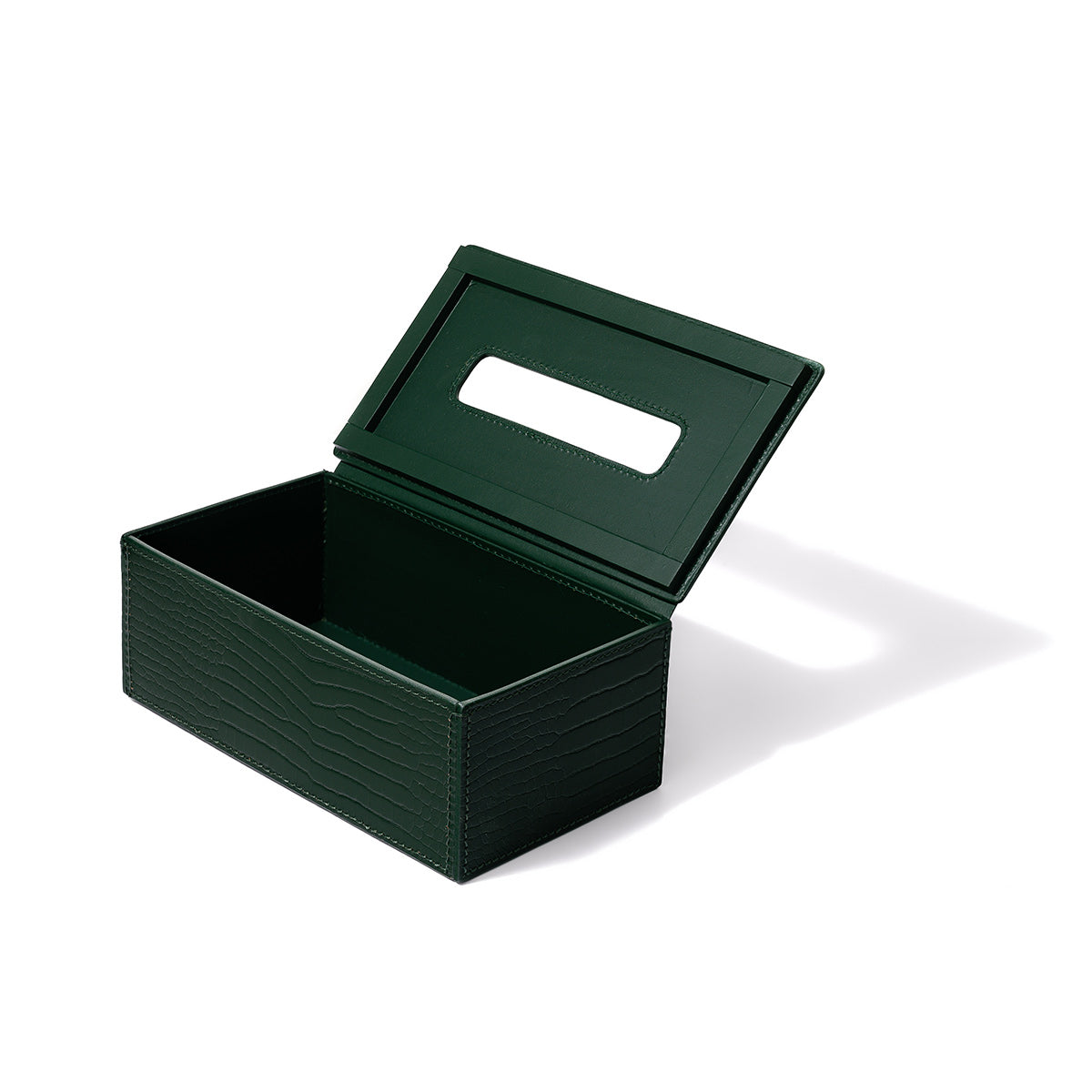 Sterling Tissue Box Holder Green