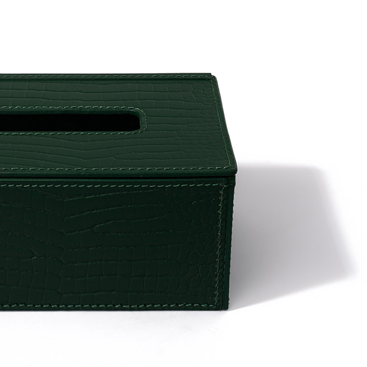 Sterling Tissue Box Holder Green