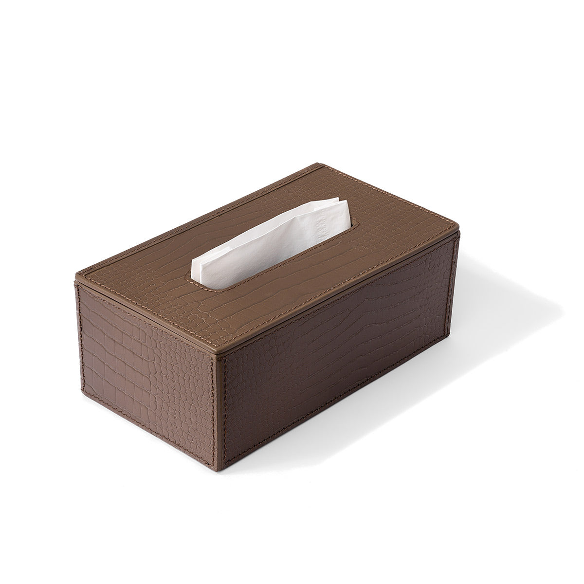 Sterling Tissue Box Holder Taupe