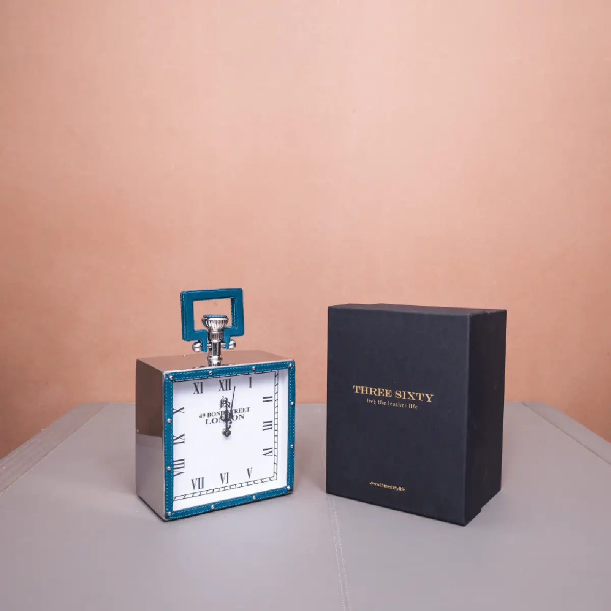 Table Clock Blue