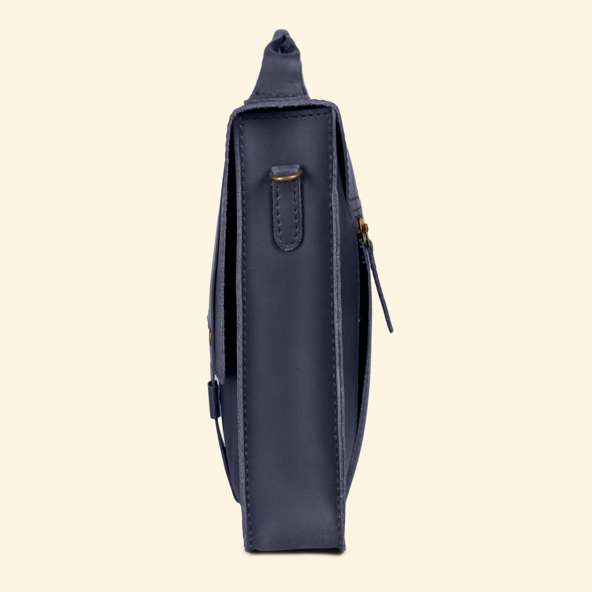 Olgor Utility bag- Genuine Leather Navy Blue