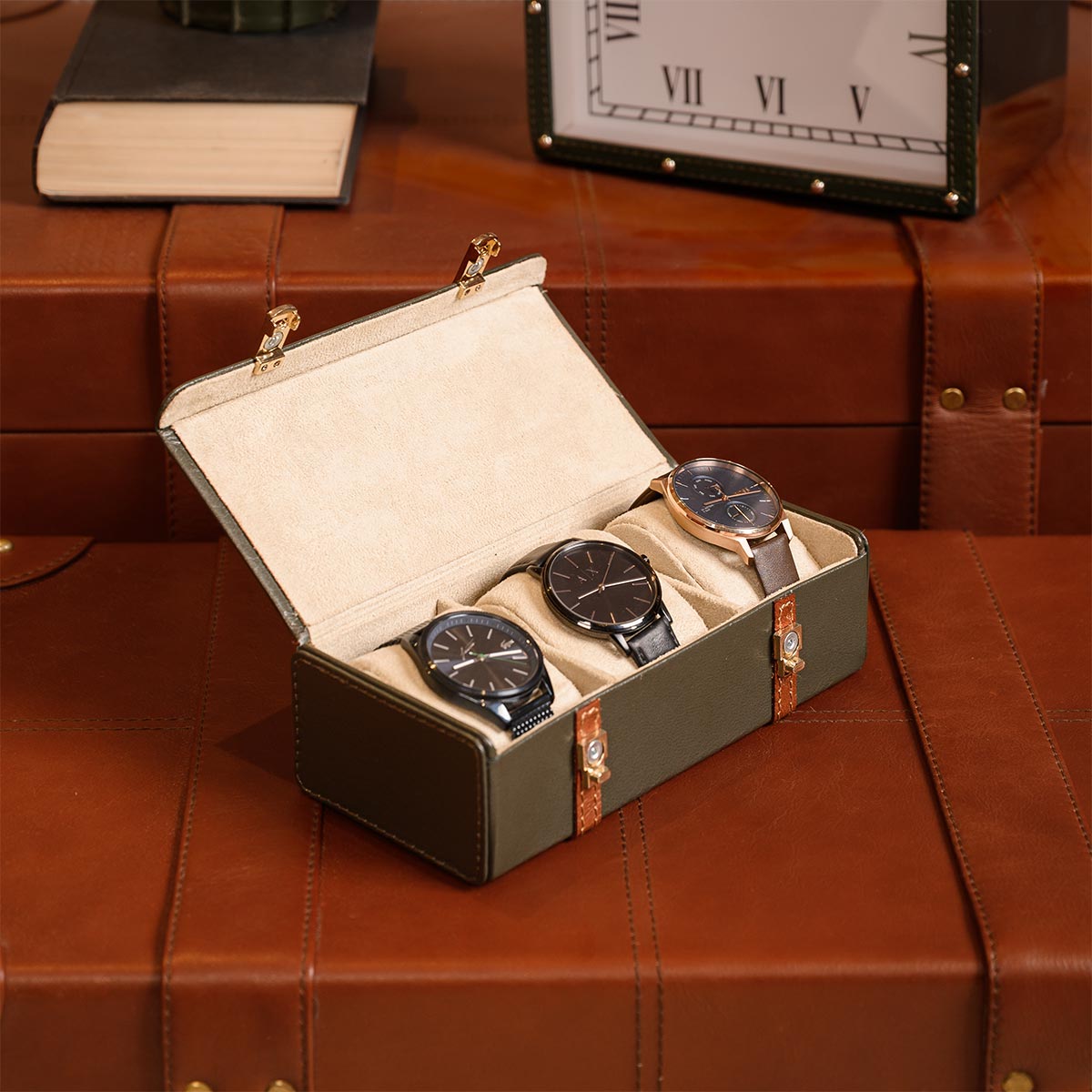 Valisette Watch Box Green