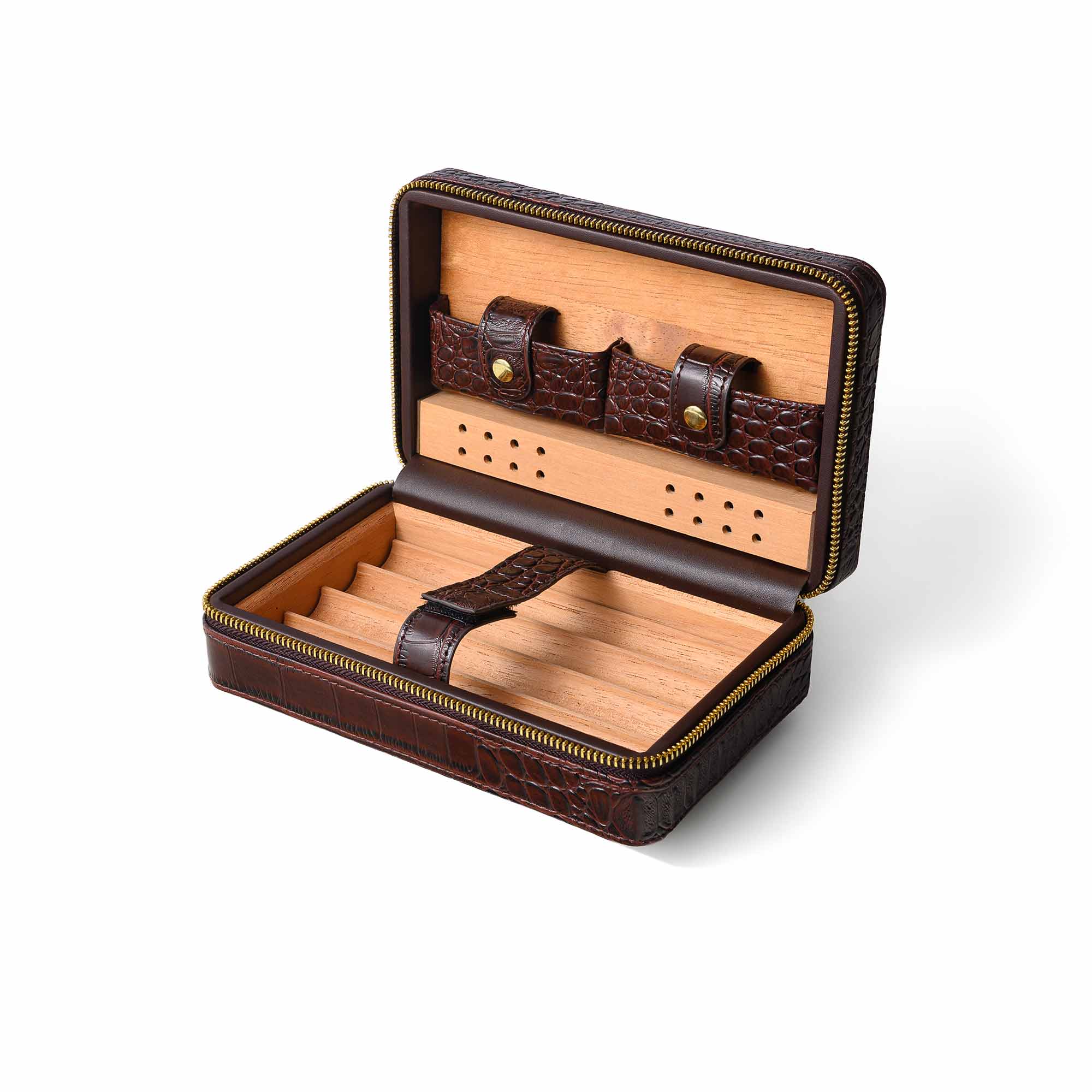 Voyager Cigar Case Burgundy