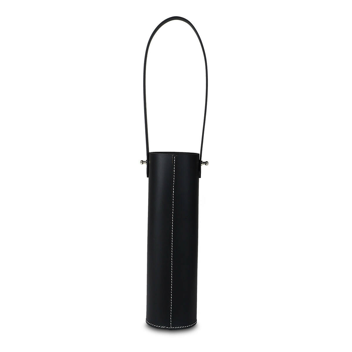 Tall Single Wine Bottle Holder Black