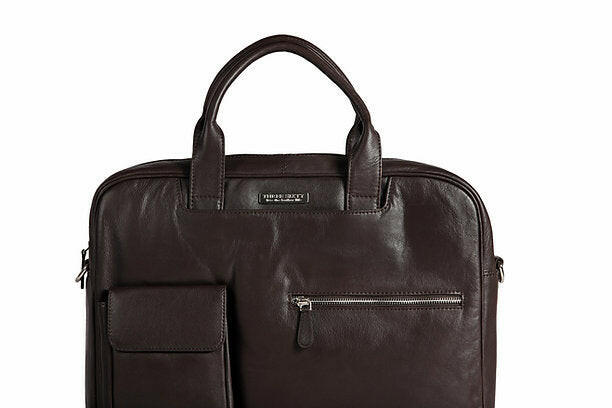 Laptop Bag Monogram Collection Black – Three Sixty Leather