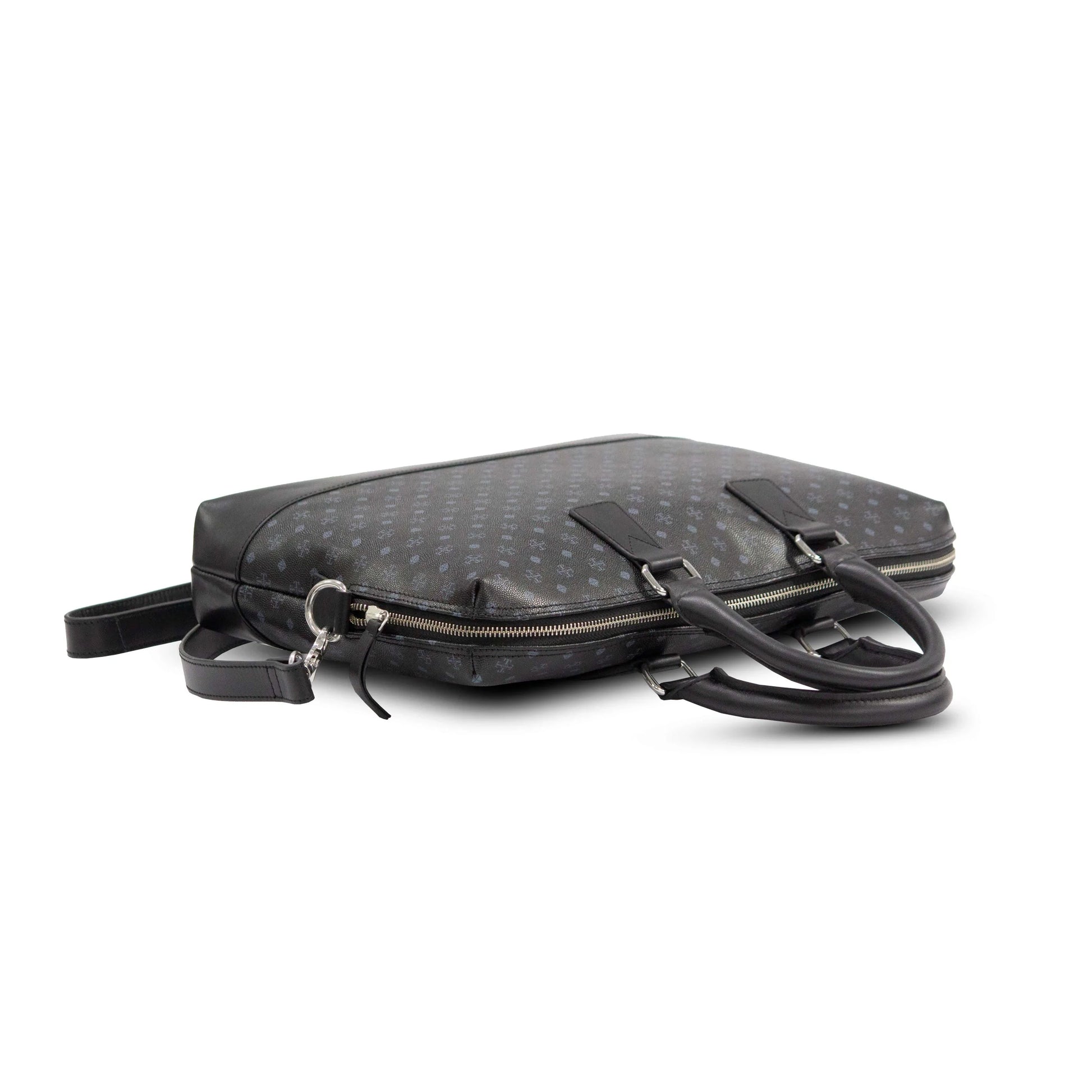 Women Solid Black PU Detachable Sling Strap Button-Up Quilted Regular Laptop  Bag - Berrylush