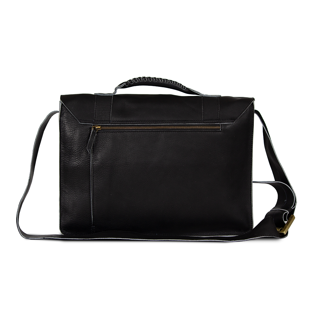 Laptop Bag Briefcase Document Case Leather Messenger Crossbody Shoulder  Satchel - WerKens