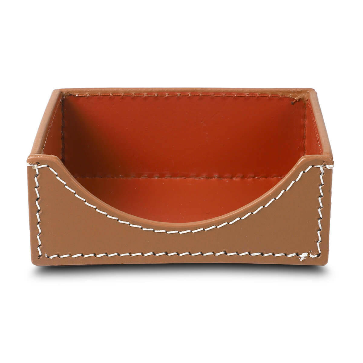 Modella Square Memo Holder Cognac