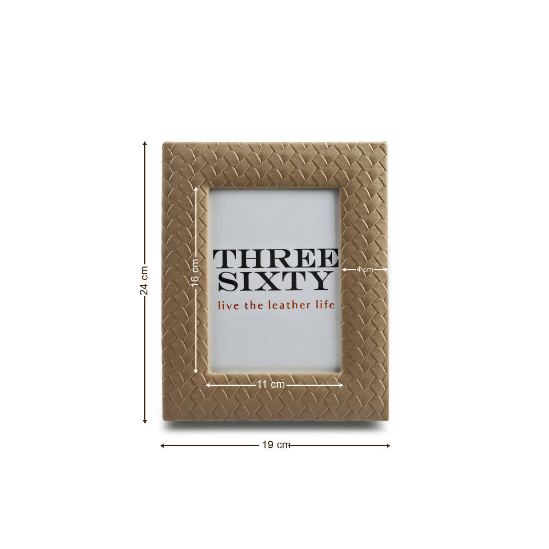 Entwine Photo Frame Beige