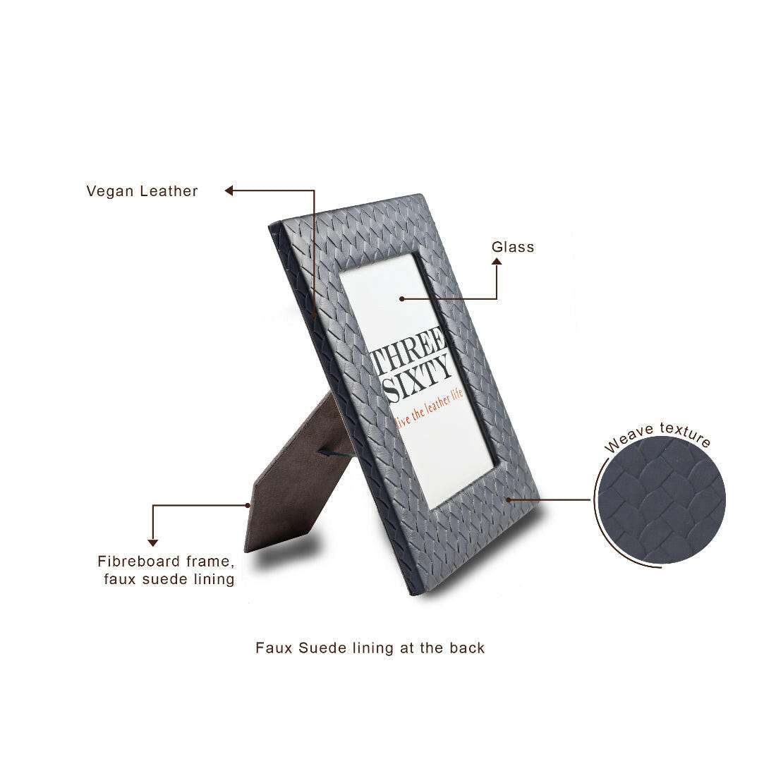 Entwine Photo Frame Grey