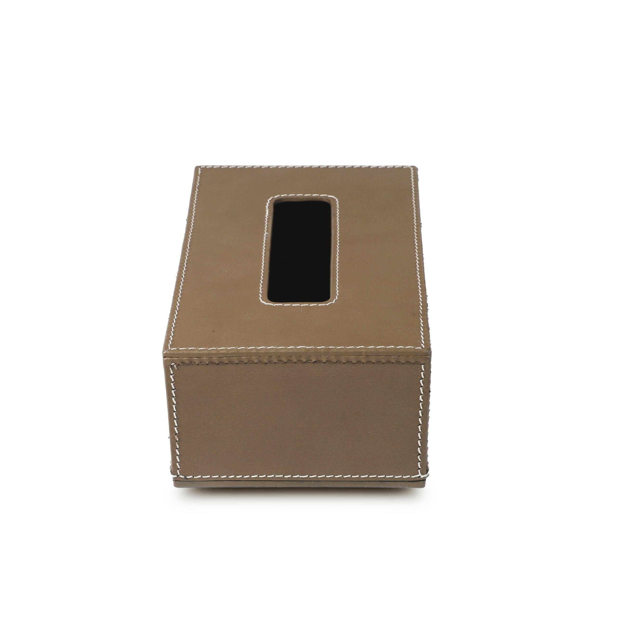 Tissue Box Holder Taupe