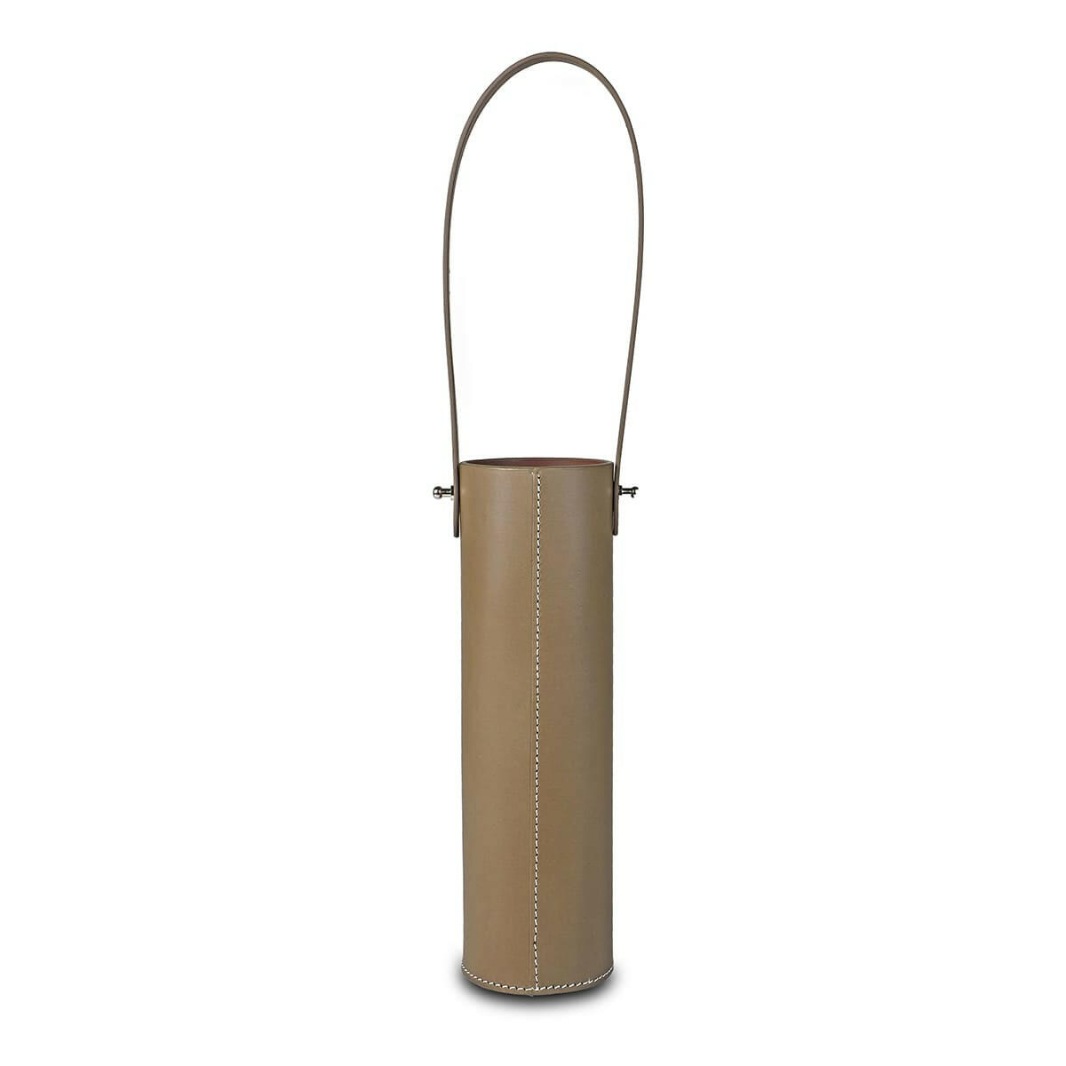 Tall Single Wine Bottle Holder Taupe