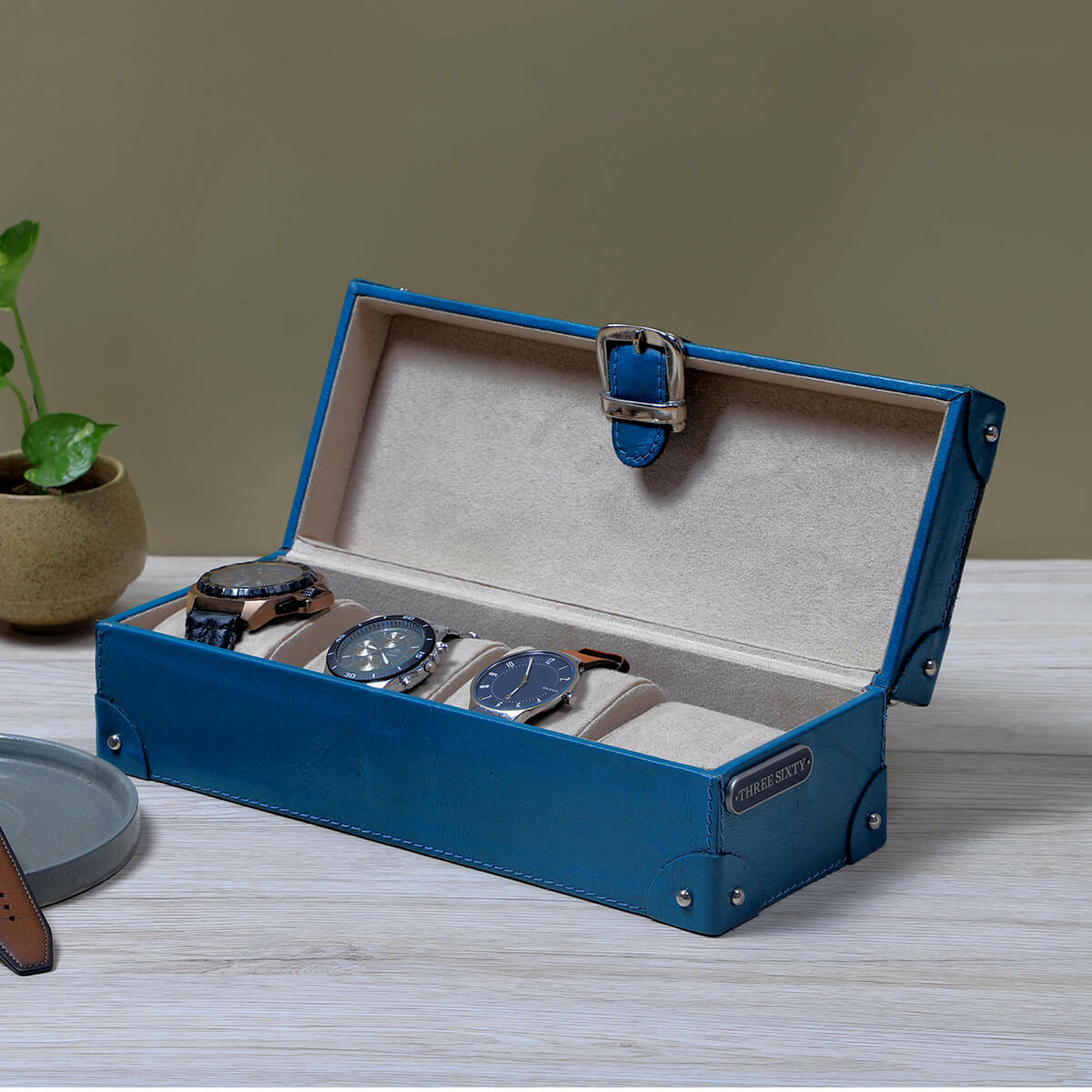 Solid Espresso Wood Watch Box Organizer with Glass Display Top by  caseElegance brown : Amazon.in: Watches